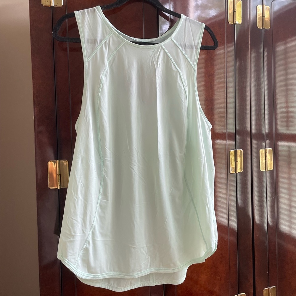 Lululemon Workout Tank in Light Blue/Seafoam - Size 12